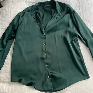 Zara Satin Effect blouse
